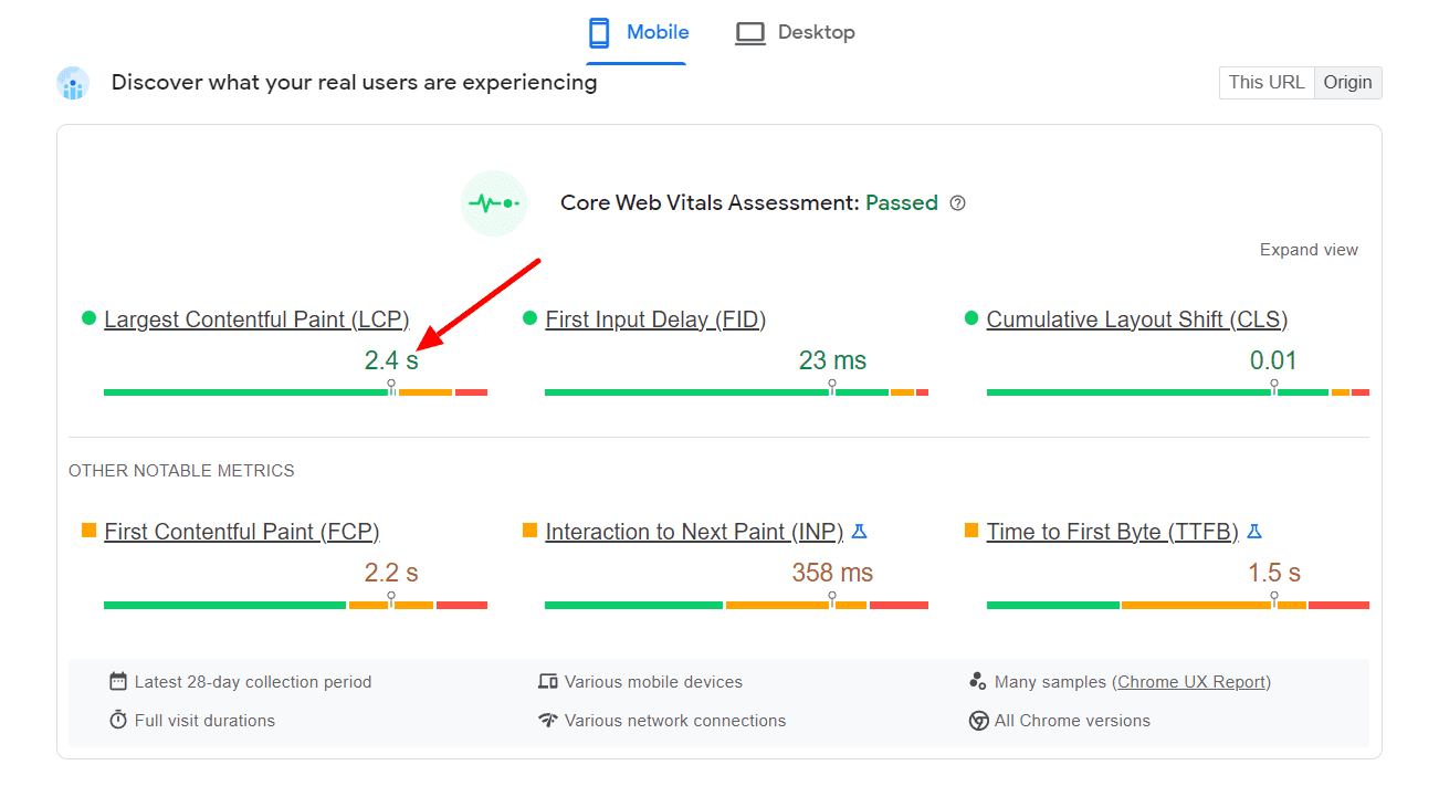 Origin-Page-Speed-Insght-