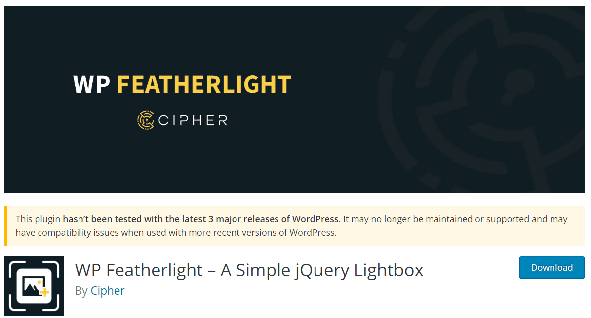 WP Featherlight-lightbox-plugin